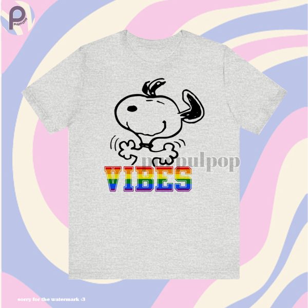 Snoopy LGBTQ+ Vibe Shirt