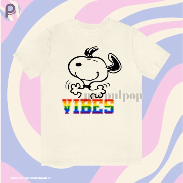 Snoopy LGBTQ+ Vibe Shirt