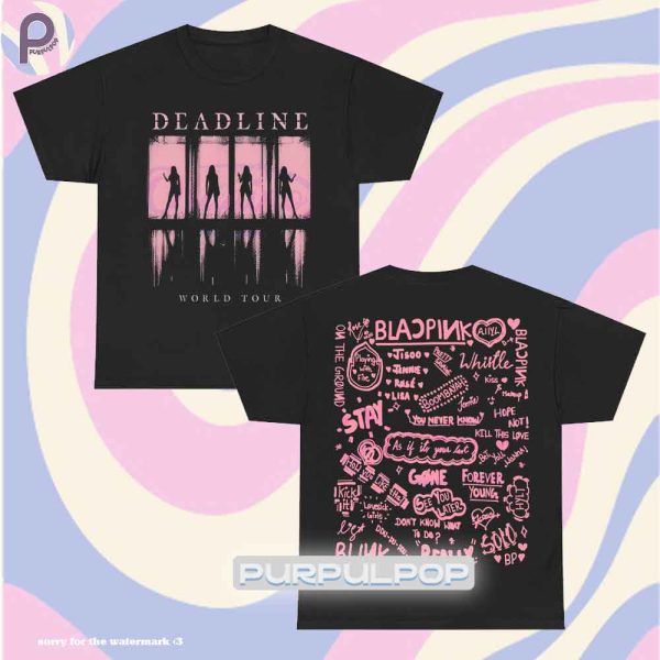 Blackpink Deadline 2025 World Tour Icon Shirt