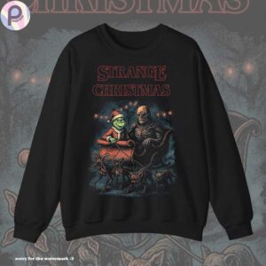 Grinch and Vecna Stranger Things Christmas Shirt