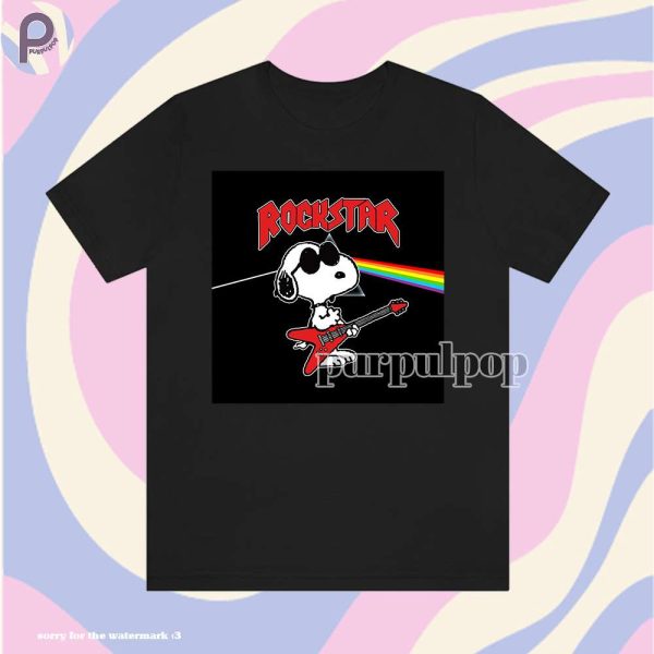 Snoopy Rock Star Rock n Roll Shirt