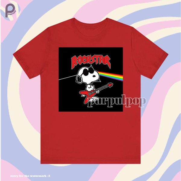 Snoopy Rock Star Rock n Roll Shirt