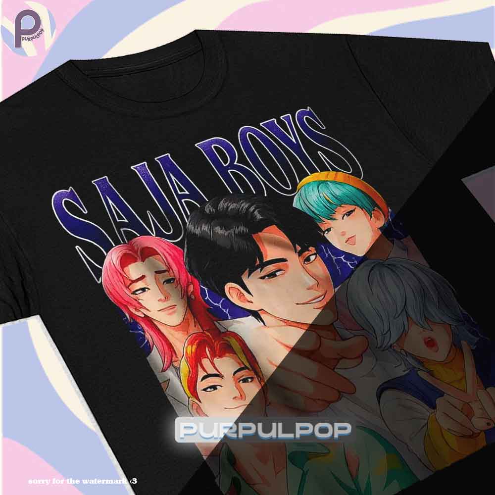 Saja Boys Fan Art Kpop Demon Hunters Shirt Saja Boys Fan Art Kpop Demon Hunters Shirt