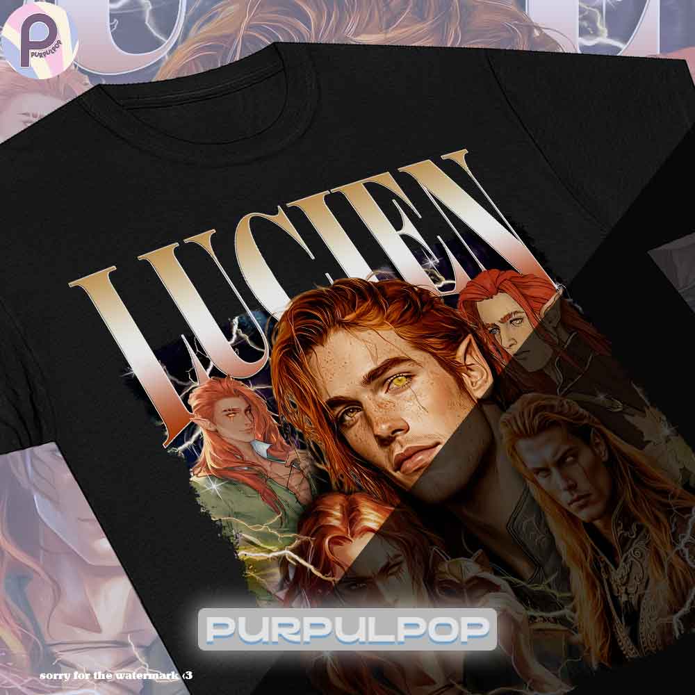Lucien ACOTAR Sarah J Maas Book Shirt Lucien ACOTAR Sarah J Maas Book Shirt