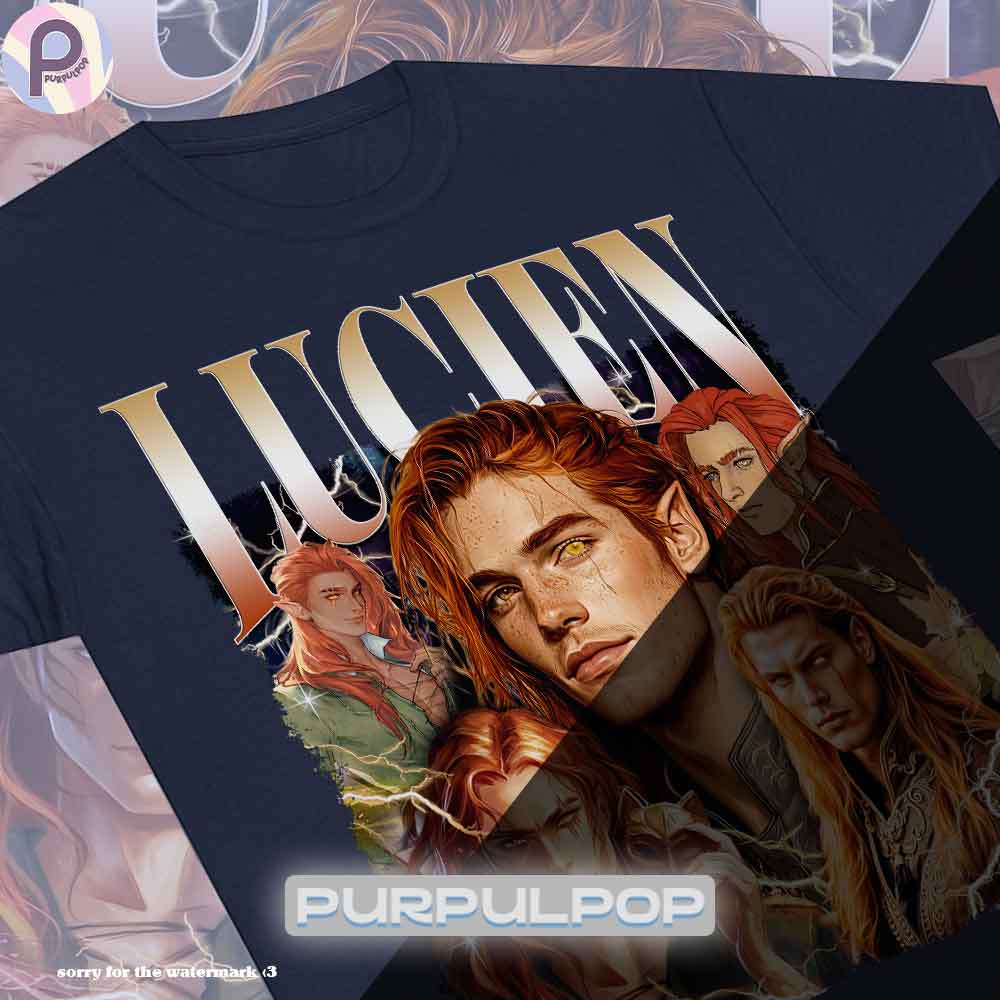 Lucien ACOTAR Sarah J Maas Book Shirt Lucien ACOTAR Sarah J Maas Book Shirt