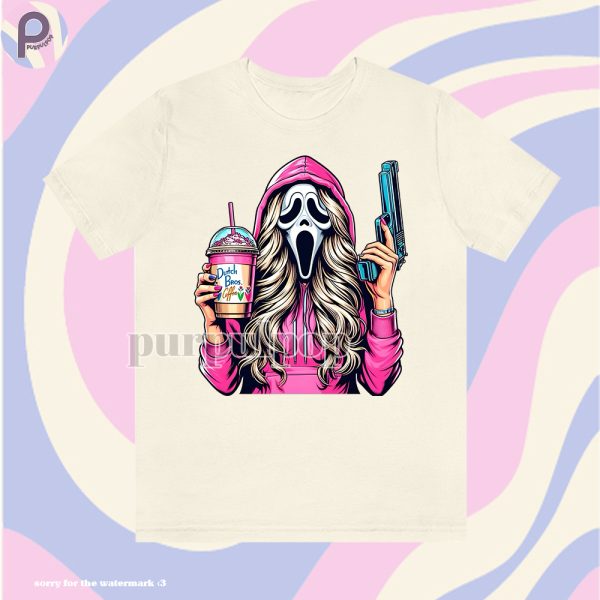 Ghostface Coffee Halloween Shirt