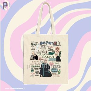 Draco Malfoy Quote Tote Bag