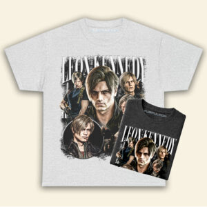 Leon Kenedy Resident Evil Game Retro Shirt