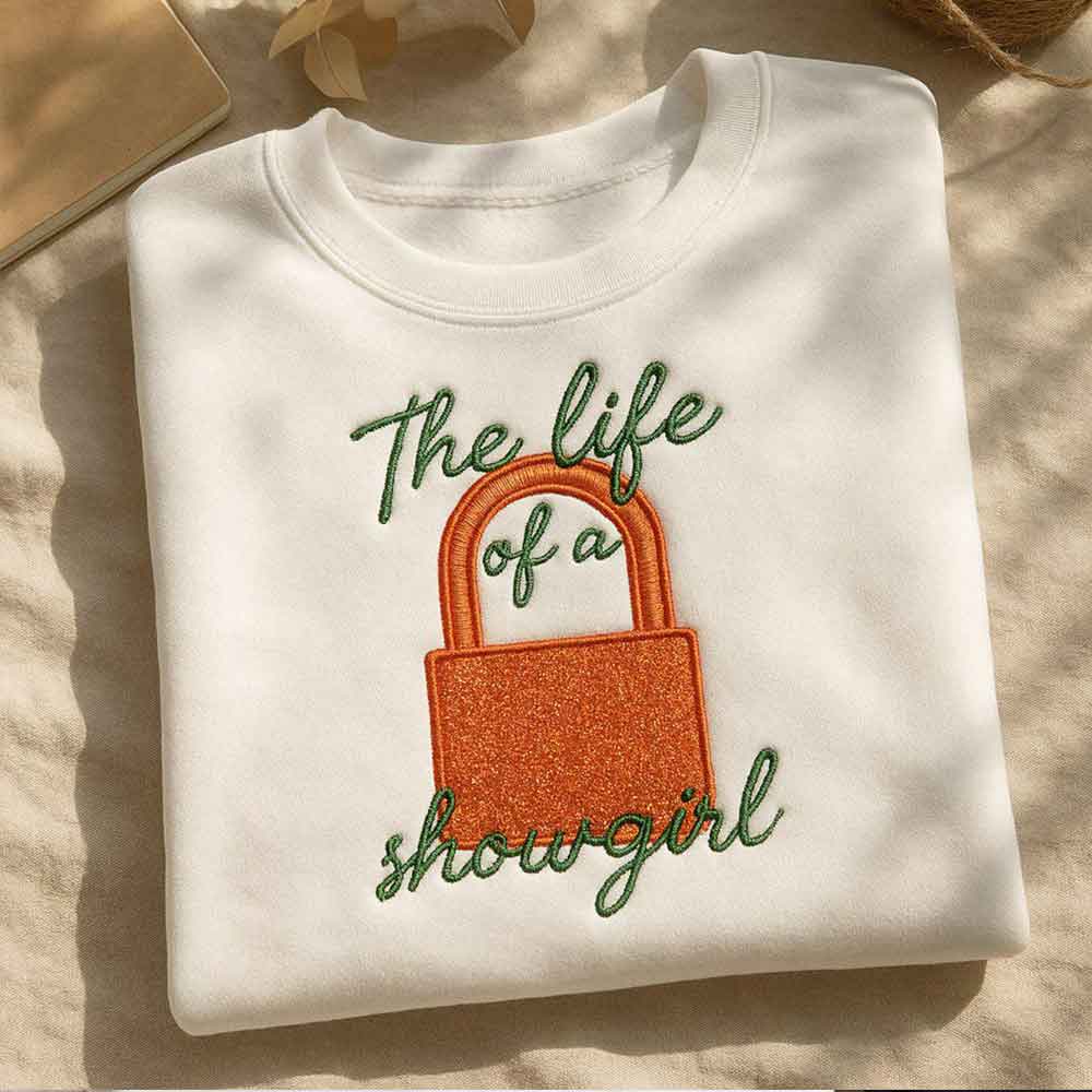 The Life of a Showgirl TS12 Embroidered Shirt The Life of a Showgirl TS12 Embroidered Shirt