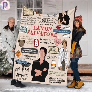 Damon Salvatore Blanket