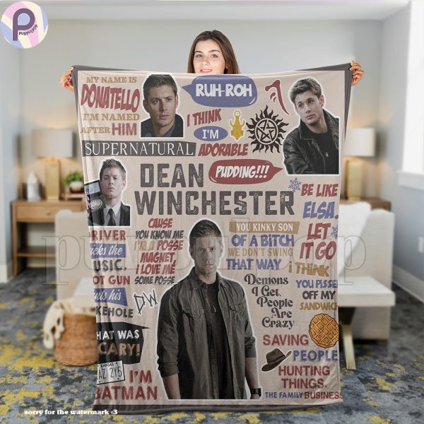 Dean Winchester Blanket