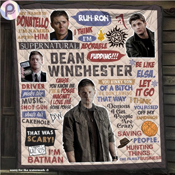 Dean Winchester Blanket