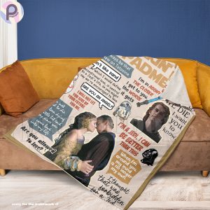 Anakin Padme Star Wars Blanket