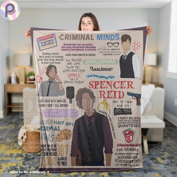 Spencer Reid Blanket