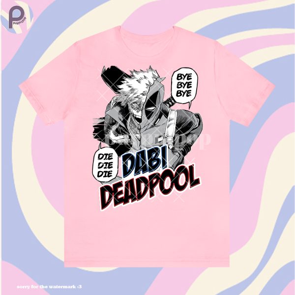 Ver 2 Dabi Deadpool Collab Adult Kid Shirt