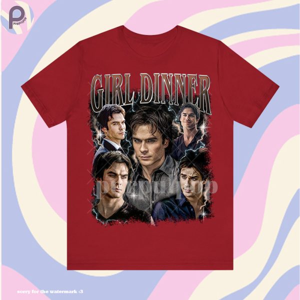 Damon Salvatore Girl Dinner Shirt