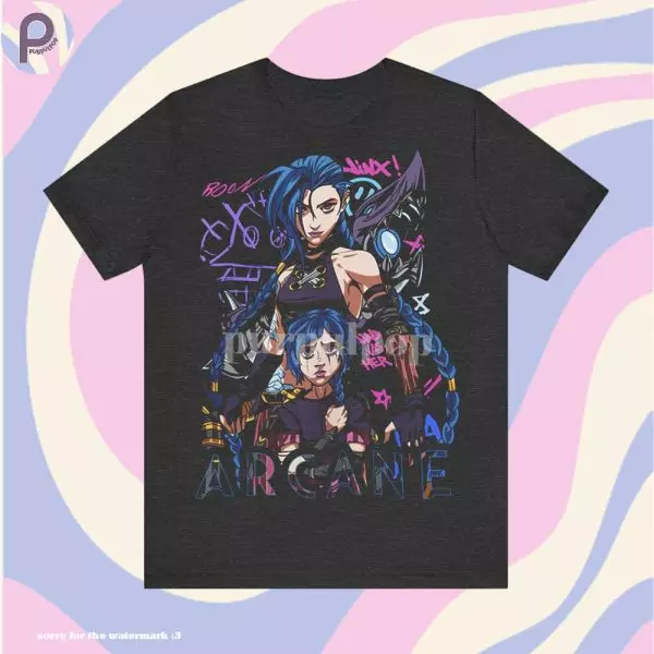 Jinx Arcane League of Legends Shirt