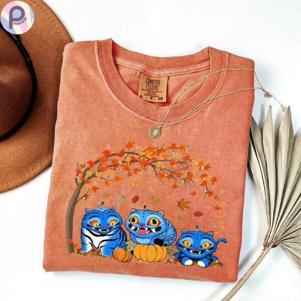 Derpy Tiger Pumpkin Autumn Season Shirt