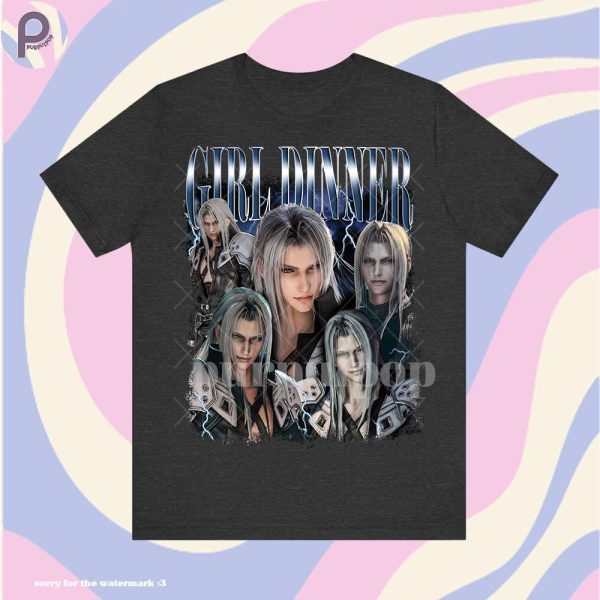 Sephiroth Final Fantasy Girl Dinner Shirt