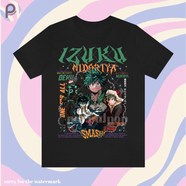 Deku Izuku Midoriya Chain Shirt