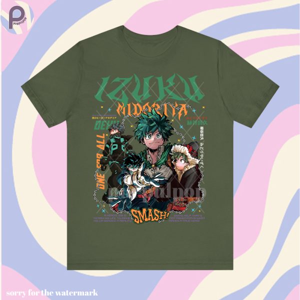 Deku Izuku Midoriya Chain Shirt