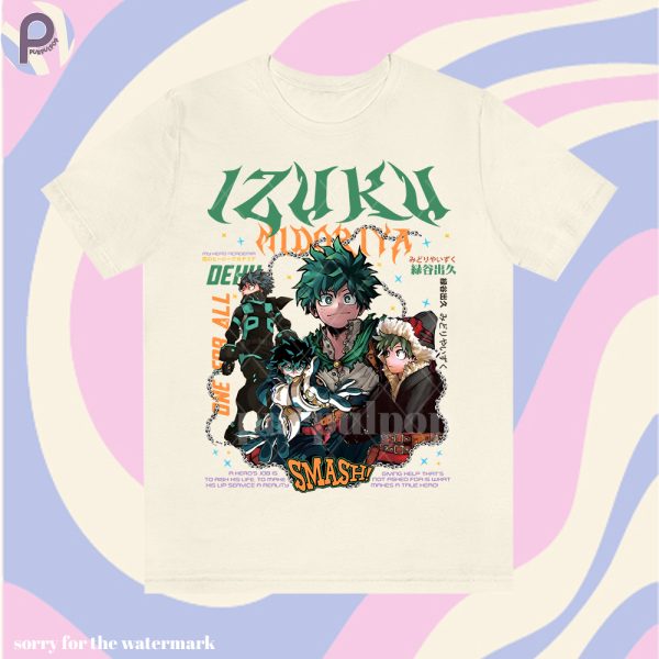 Deku Izuku Midoriya Chain Shirt