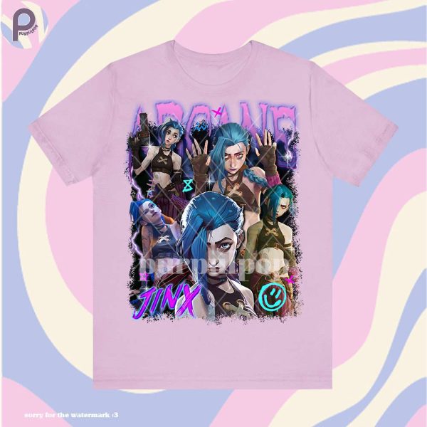 Jinx Arcane League of Legends Shirt