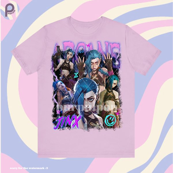 Jinx Arcane League of Legends Shirt