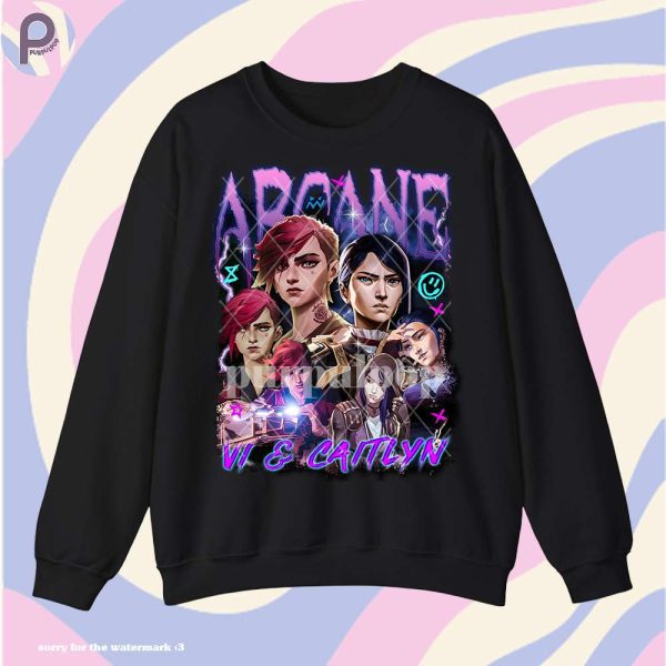 Arcane Vi and Caitlyn Shirt