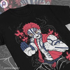 Akaza Upper Rank Demon Slayer Vintage Shirt