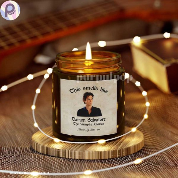 Damon Salvatore TVD Candle