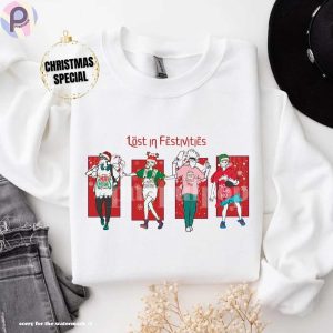 Lost in Festivities Jujutsu Kaisen Christmas Shirt