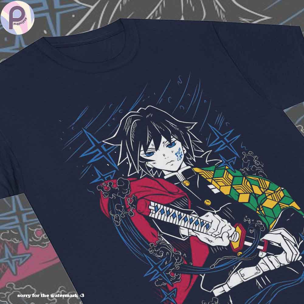 Tomioka Giyu Water Hashira Demon Slayer Shirt Tomioka Giyu Water Hashira Demon Slayer Shirt