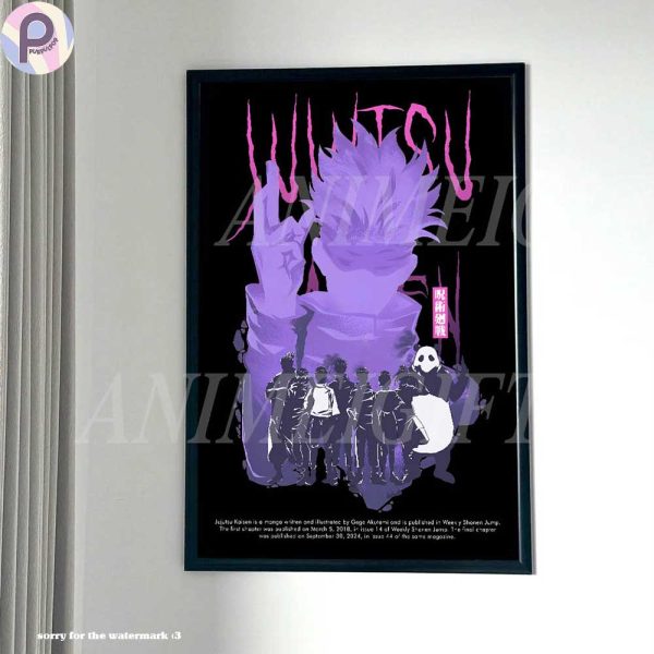 Jujutsu Kaisen JJK Anime Poster