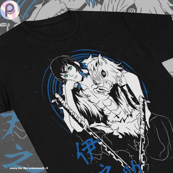 Inosuke Demon Slayer Kitmesu no Yaiba Shirt