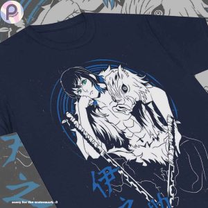 Inosuke Demon Slayer Kitmesu no Yaiba Shirt