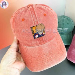 Bakugo MHA Embroidered Washed Hat