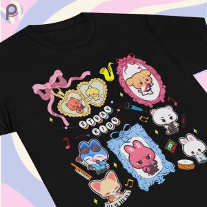 Stray Kid SKZoo Y2K Cute Coquette Shirt