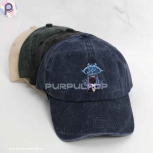 Solo Leveling Sung Jin Woo Embroidered Washed Hat