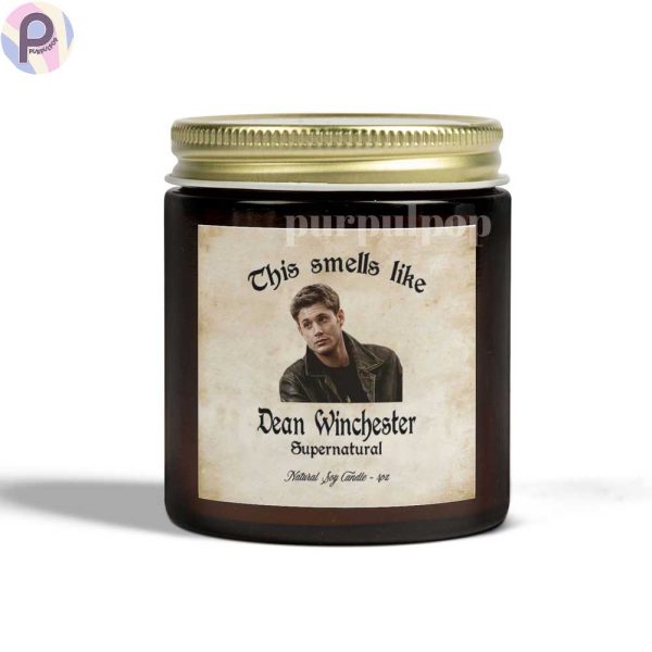 Dean Winchester Supernatural Candle