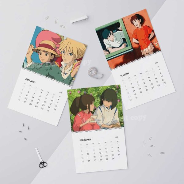 Studio Ghibli 2025 Calendar