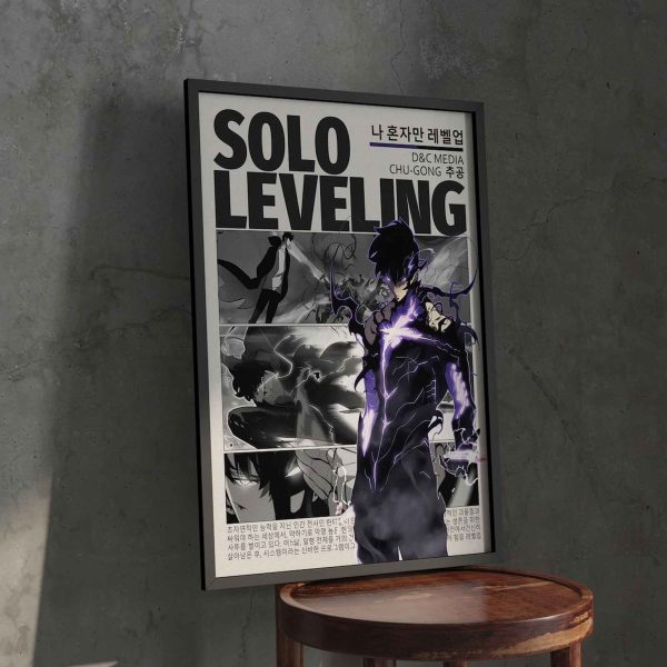 Solo Leveling Sung Jin Woo Poster