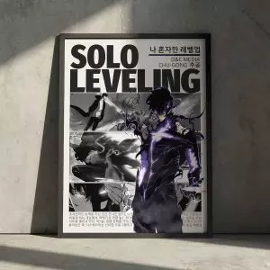 Solo Leveling Sung Jin Woo Poster