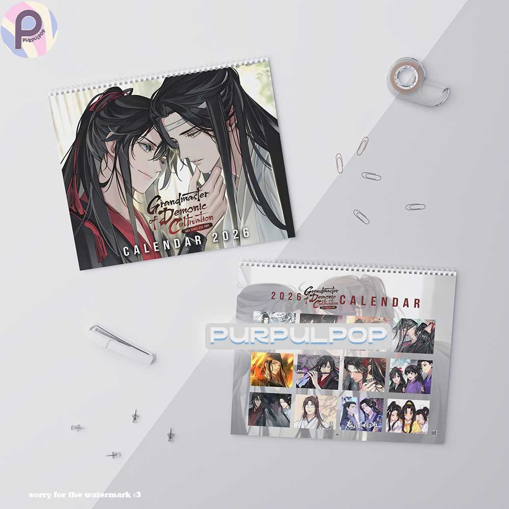 MDZS Lan Wangji Wei Wuxian 2026 Calendar MDZS Lan Wangji Wei Wuxian 2026 Calendar
