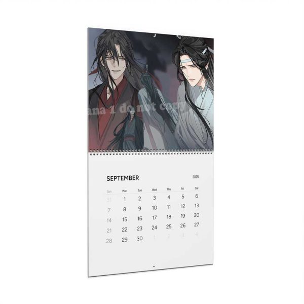 MDZS Lan Wangji Wei Wuxian 2025 Calendar