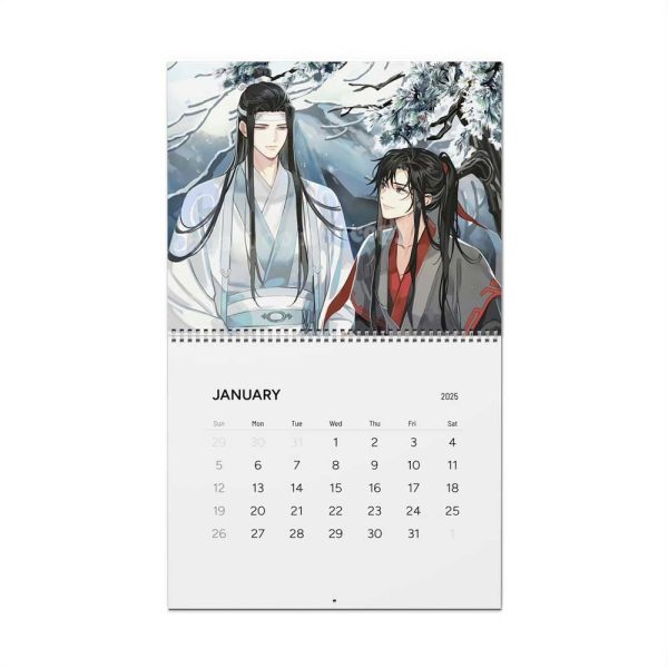 MDZS Lan Wangji Wei Wuxian 2025 Calendar