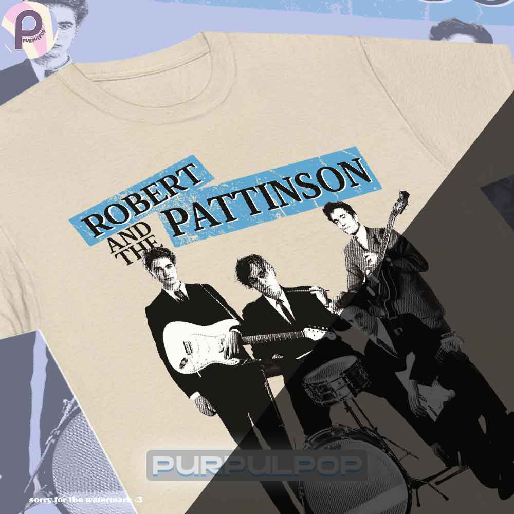 Robert the Pattinson 90s Band Shirt Robert the Pattinson 90s Band Shirt