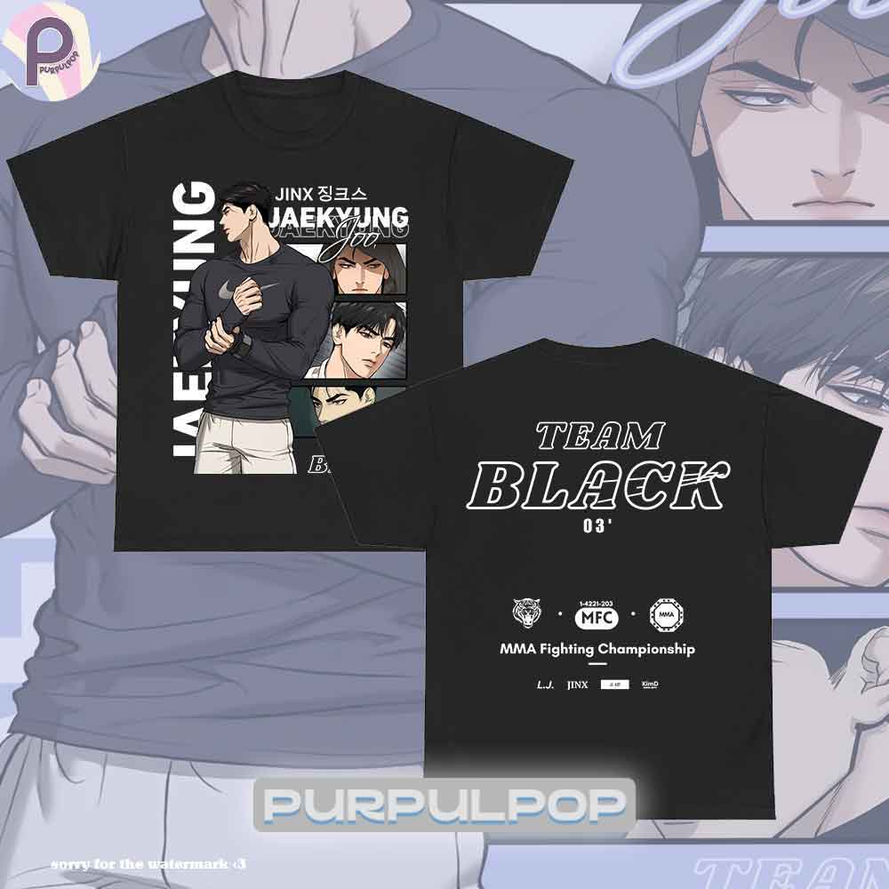 Jinx Joo Jaekyung Team Black Manhwa BL Shirt Jinx Joo Jaekyung Team Black Manhwa BL Shirt