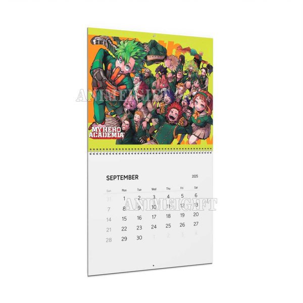 My Hero Academia MHA 2025 Calendar