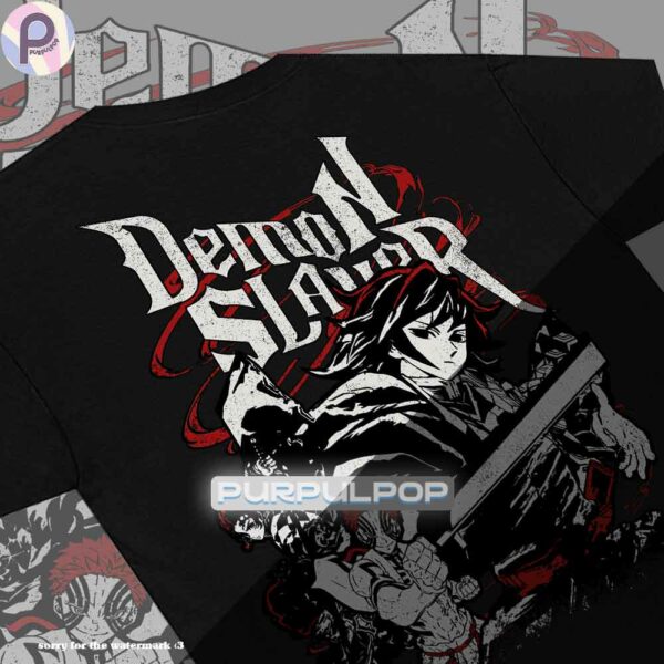 Giyu Akaza Tanjiro Demon Slayer Infinity Castle Shirt